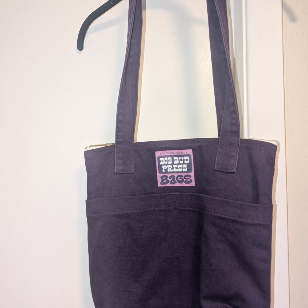Big Bud Press Dark Purple Tote Bag